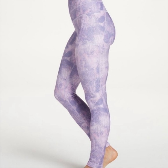 Ladies Calia Carrie Underwood Essential Printed Leggings Purple Print Medium - Picture 1 of 14